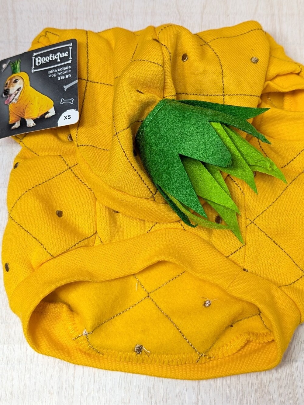 Bootique Piña Colada Dog Hoodie XS